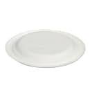 Fineline 7" Round Disposable Plate - Baggase, White (43RP07) thumbnail 5