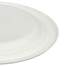 Fineline 7" Round Disposable Plate - Baggase, White (43RP07) thumbnail 6