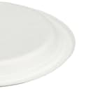 Fineline 10" Round Disposable Plate - Baggase, White (43RP10) thumbnail 4