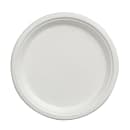 Fineline 10" Round Disposable Plate - Baggase, White (43RP10) thumbnail 5