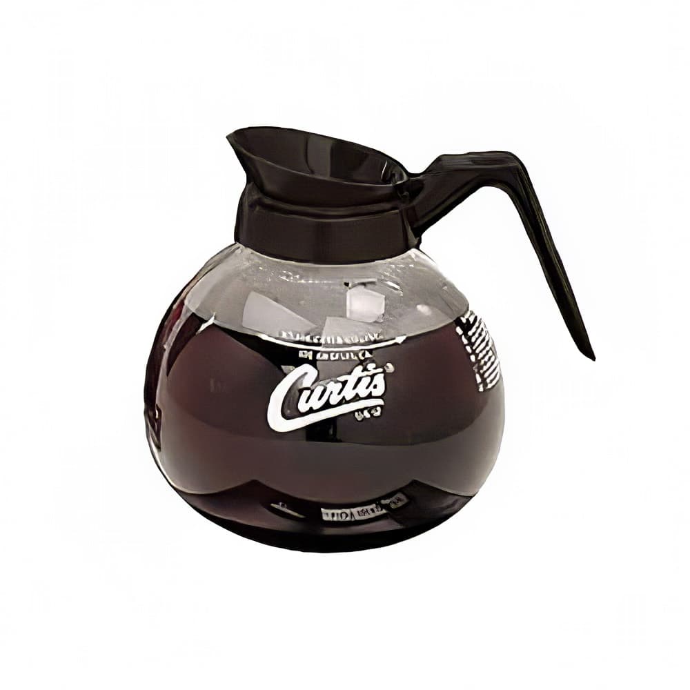 Curtis 70280100206 64 oz Regular Coffee Decanter w/ Brown Plastic Handle