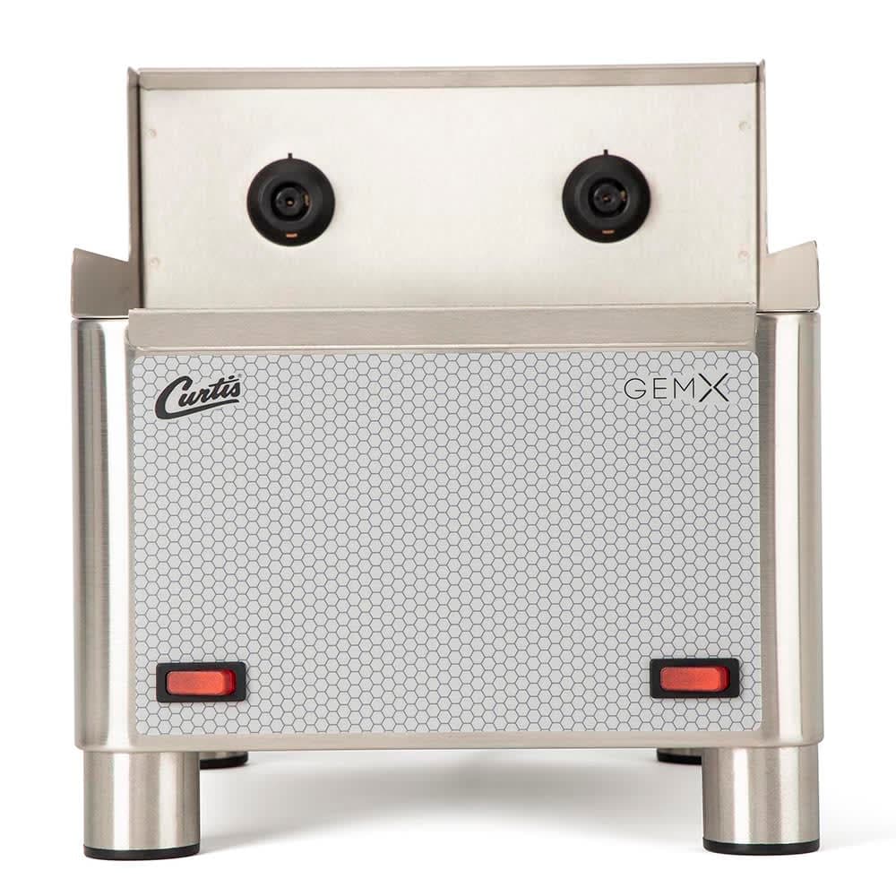 Curtis GEM5XN Gemini® Satellite Warmer Stand for (2) GEM3XN Dispensers - Stainless, 120v