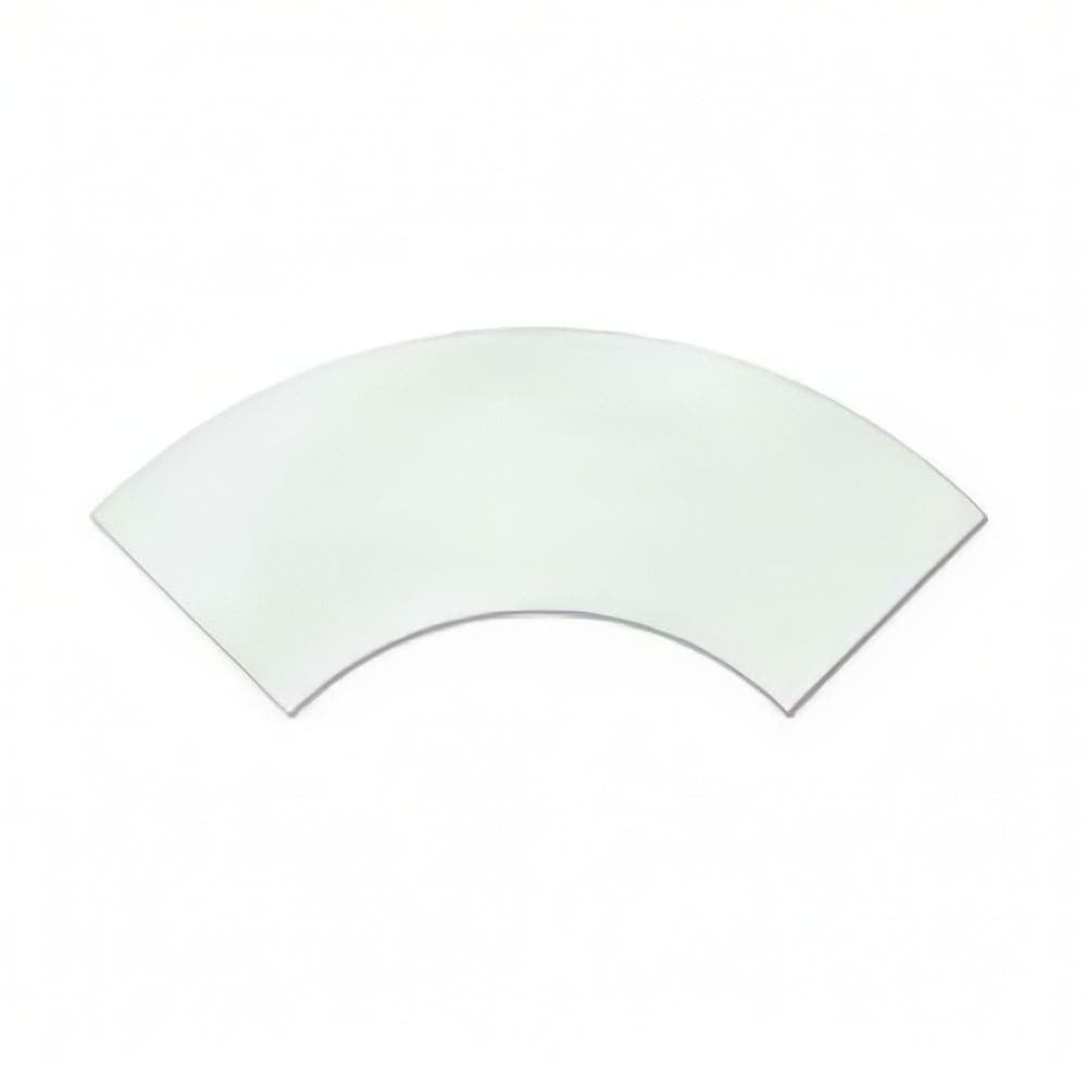 Eastern Tabletop 02508AC Quarter-Circle Riser Shelf - 25"L x 8"W, Acrylic, Clear