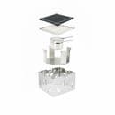 Eastern Tabletop 1741GT 8" Square Griddle Plate for Lexus Collection Risers  - Aluminum, Black thumbnail 2