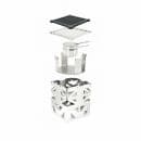 Eastern Tabletop 1742 8" Square Lexus Riser w/ Sterno Holder - 10"H, Stainless Steel thumbnail 2