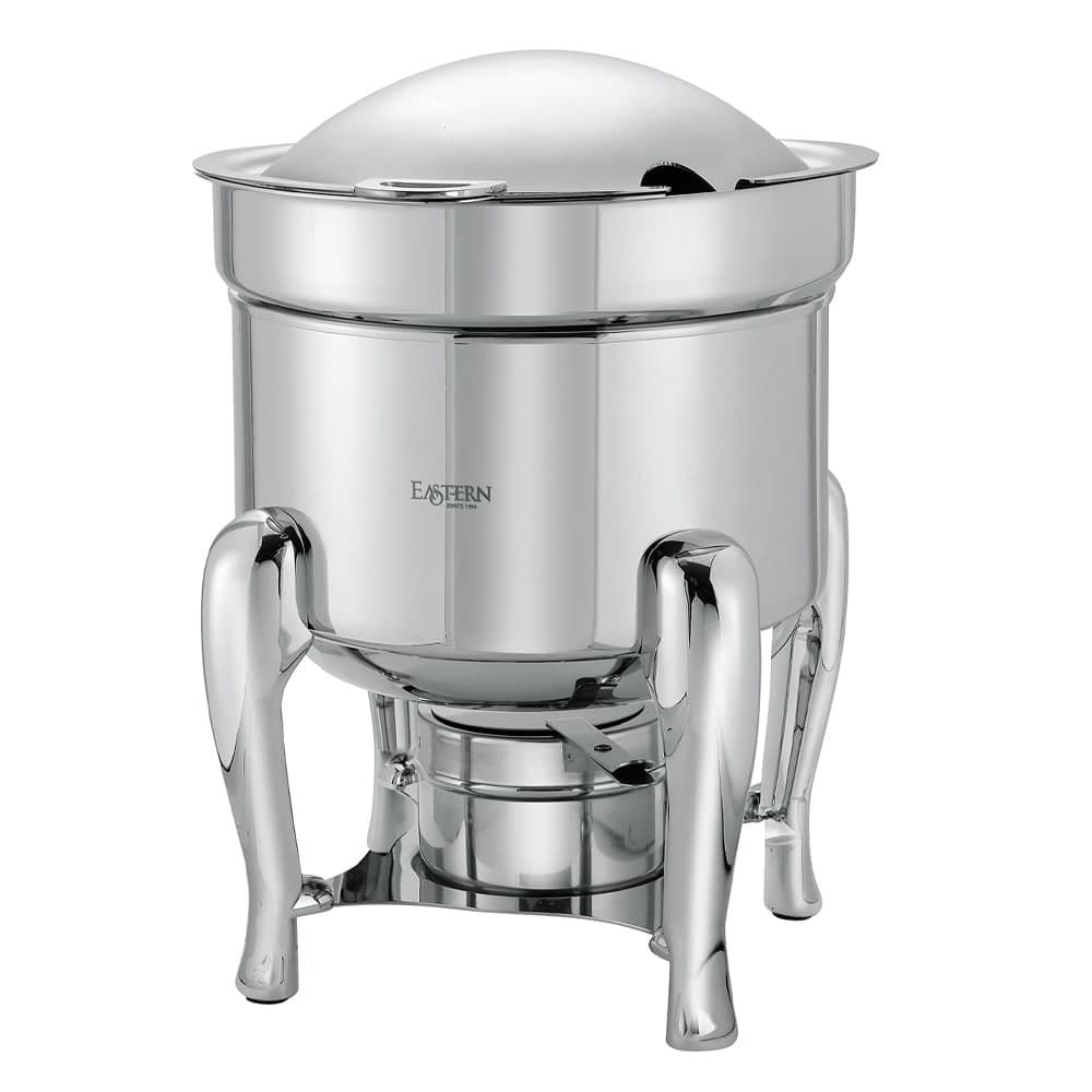 Eastern Tabletop 3105 4 1/2 qt Marmite Soup Chafer w/ Hinged Lid, Stainless Steel
