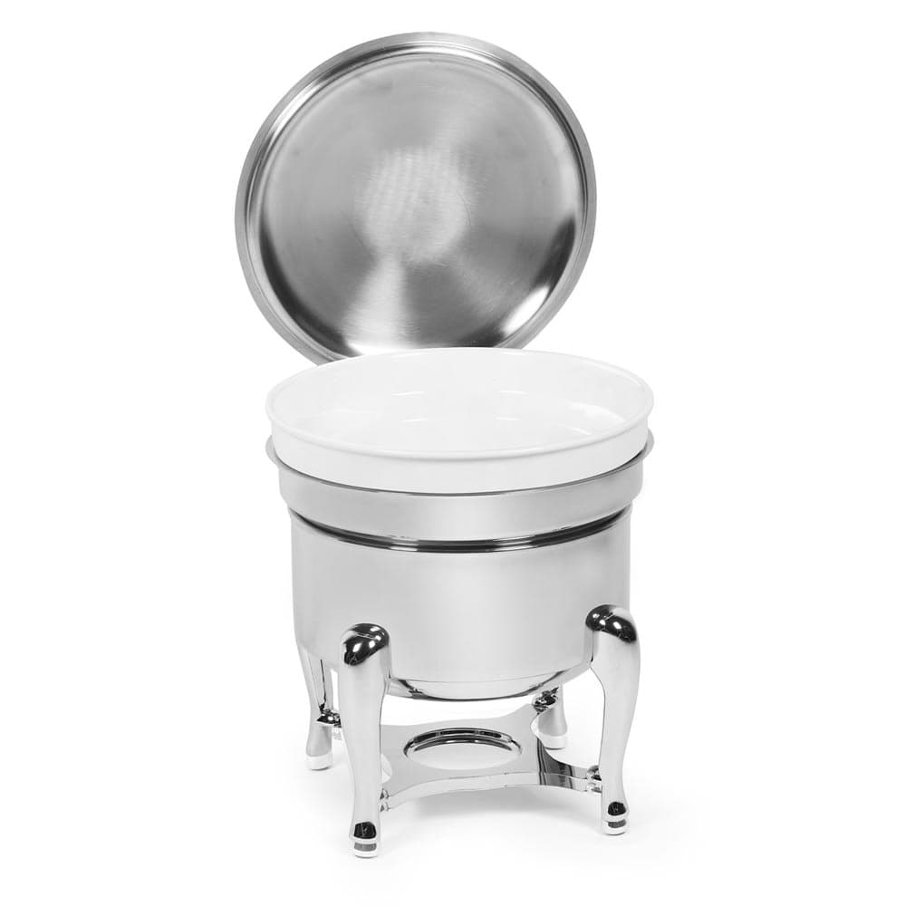 Eastern Tabletop 3106 4 1/2 qt Marmite Soup Chafer w/ Hinged Lid, Stainless Steel
