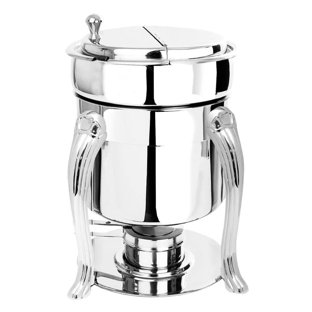 Eastern Tabletop 3107QA-SS 7 qt Marmite Soup Chafer w/ Hinged Lid, Stainless Steel