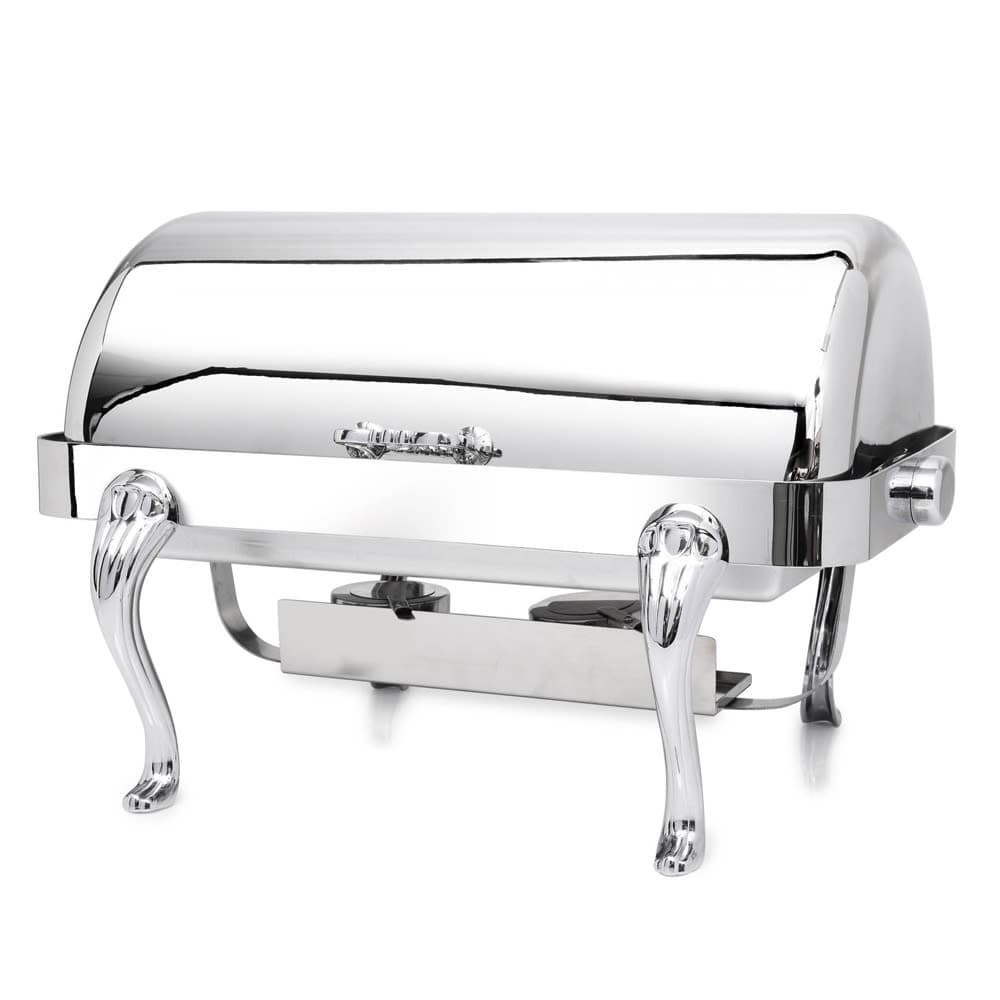 Eastern Tabletop 3114QA-SS 8 qt Rectangular Chafer w/ Roll Top Cover, Stainless Steel