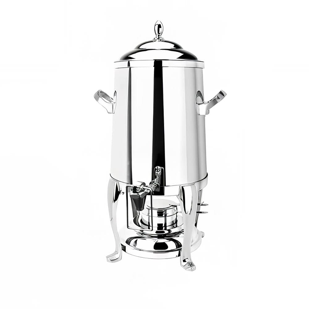 Eastern Tabletop 3205FSHF 5 gal Medium Volume Dispenser Coffee Urn w/ 1 Tank & Hands Free Spigot, Chafing Fuel