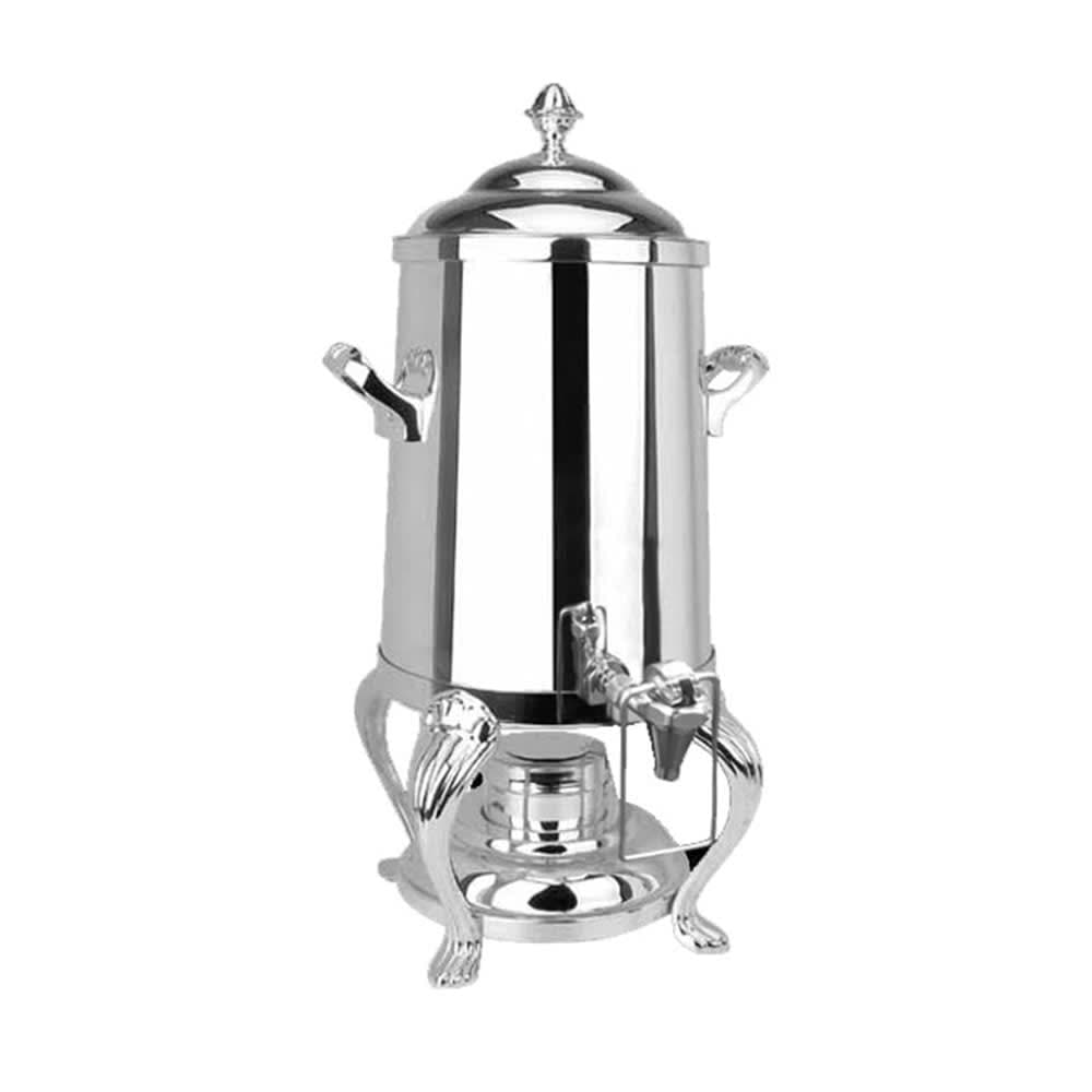 Eastern Tabletop 3205QAHF 5 gal Medium Volume Dispenser Coffee Urn w/ 1 Tank & Hands Free Spigot, Chafing Fuel