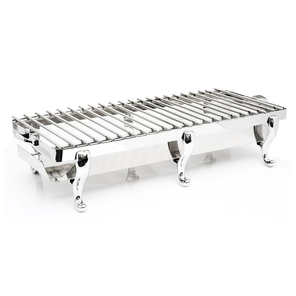 Eastern Tabletop 3258G Rectangular Grill Stand - 41 1/2"L x 11 1/2"W x 10"H, Stainless Steel