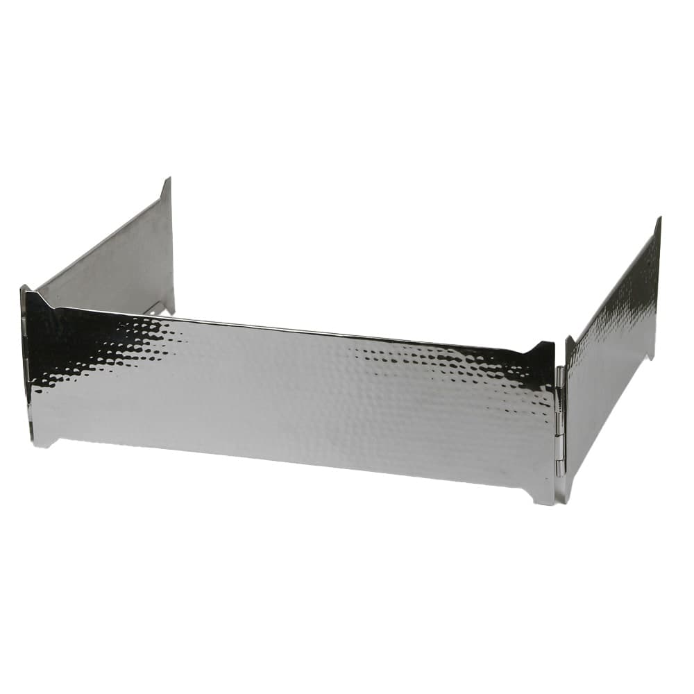 Eastern Tabletop 3261H Butane Stove Cover Up - Hammered Stainless Steel