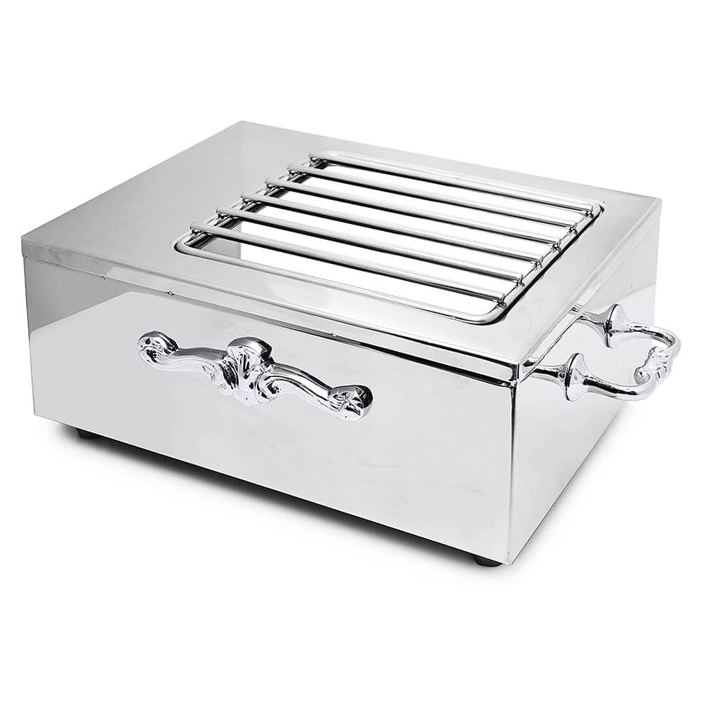 Eastern Tabletop 3265G-SS Butane Stove Cover Up - 10 1/2" x 13 3/4" x 3 1/2", Stainless Steel