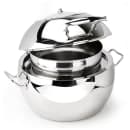 Eastern Tabletop 39311G 11 qt Round Induction Soup Chafer w/ Hinged Glass Lid, Stainless Steel thumbnail 2