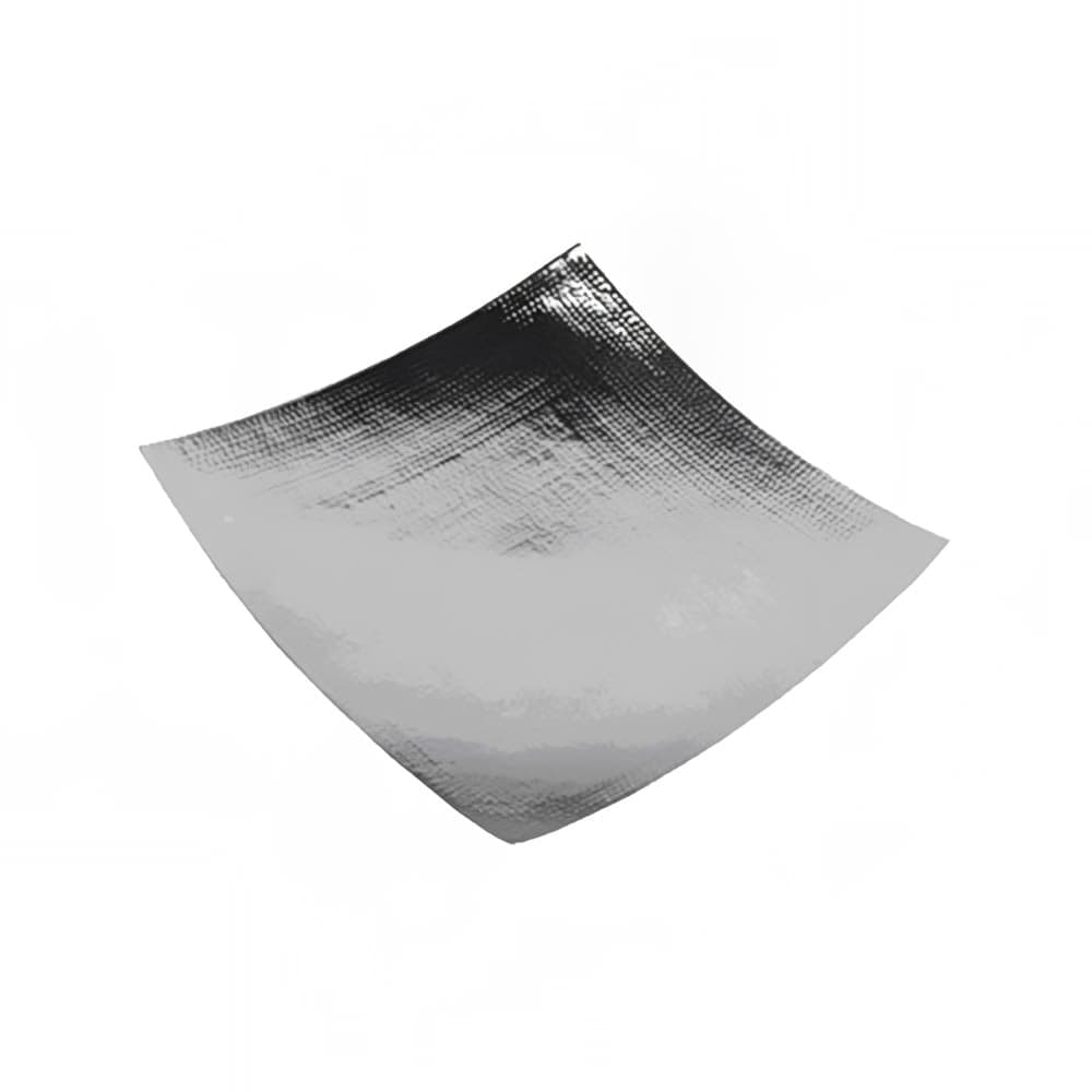 Eastern Tabletop 5316H 16" Square Tray, Hammered Stainless Steel
