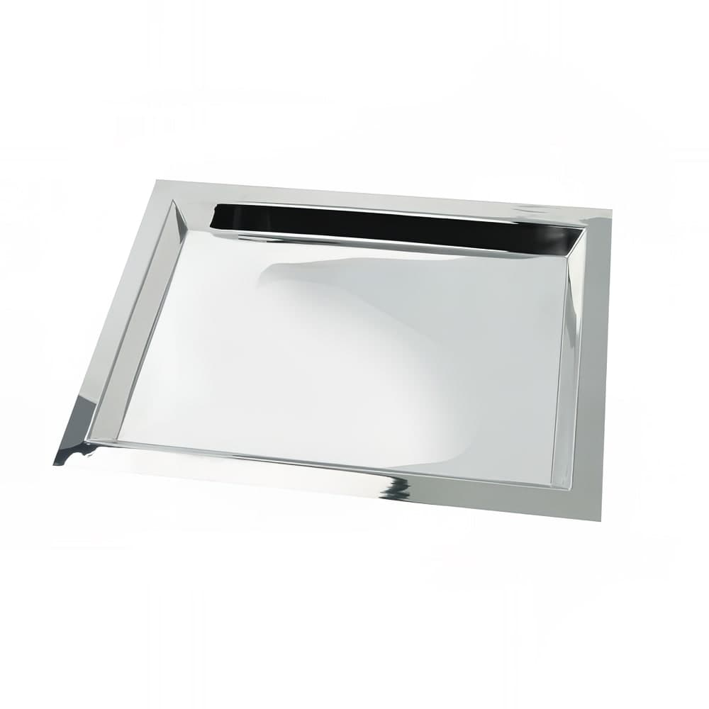 Eastern Tabletop 5497 Rectangular Brooklyn Collection Tray - 15 1/2" x 9 1/2", Stainless Steel