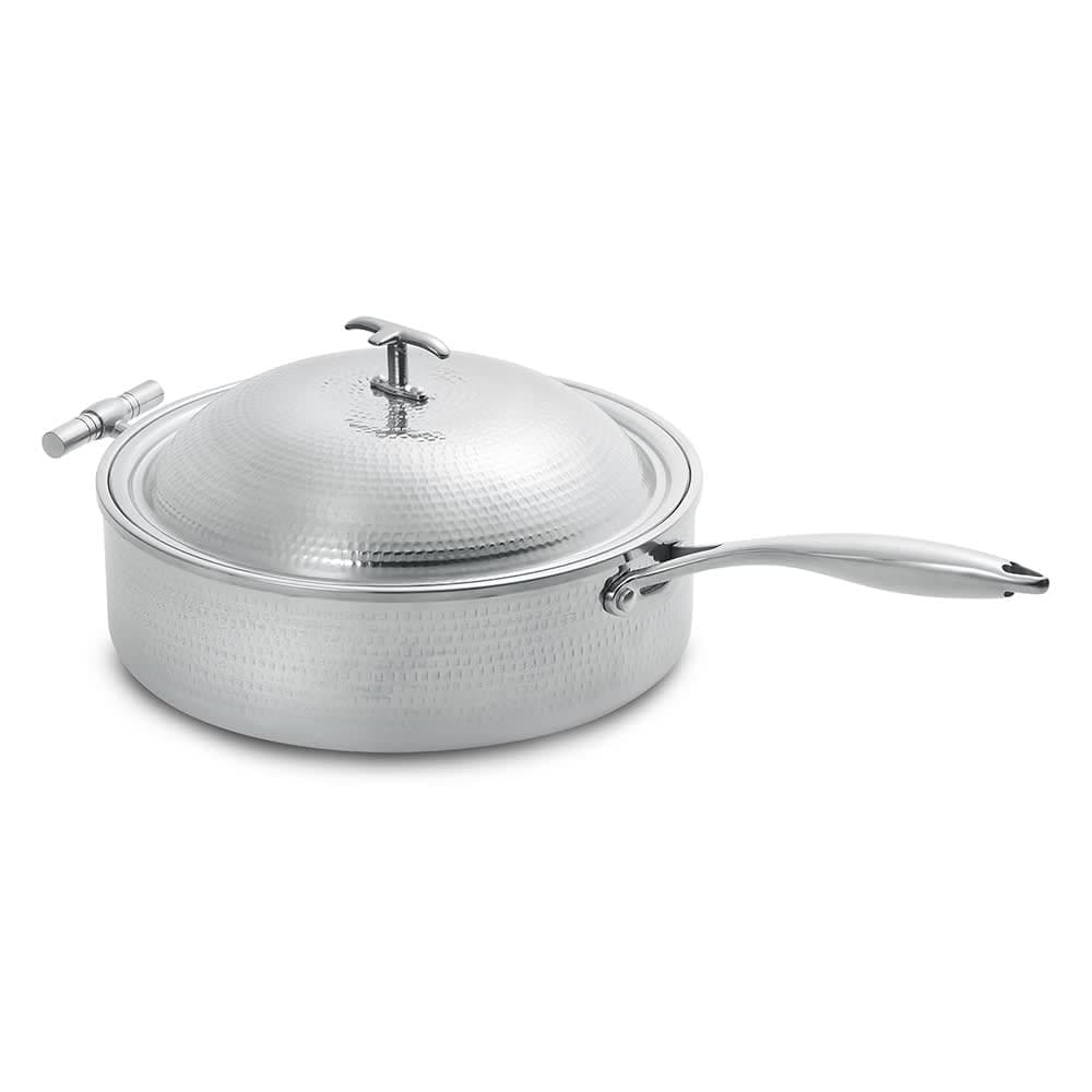 Eastern Tabletop 5914H 4 qt Round Induction Chafing Dish w/ Lift Off Lid, Stainless Steel