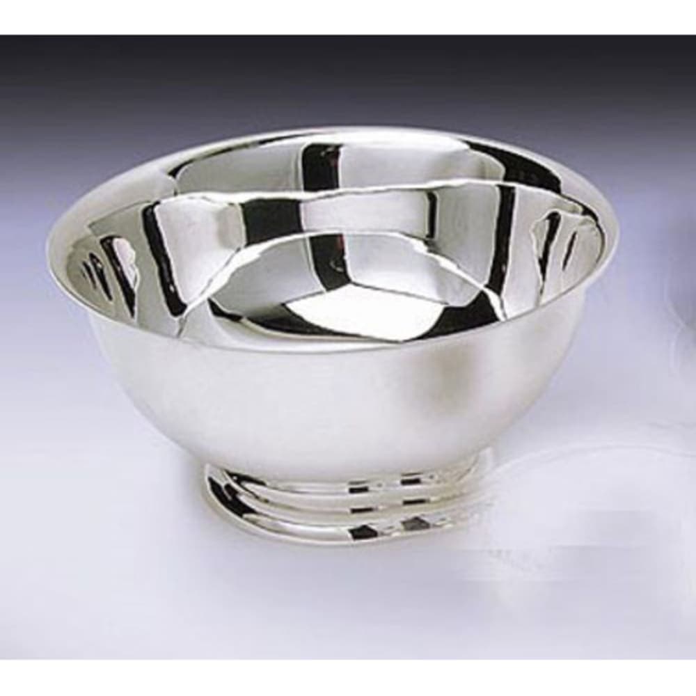 Eastern Tabletop 7004 4" Round Paul Revere Bowl w/ Pedestal Base, Stainless Steel