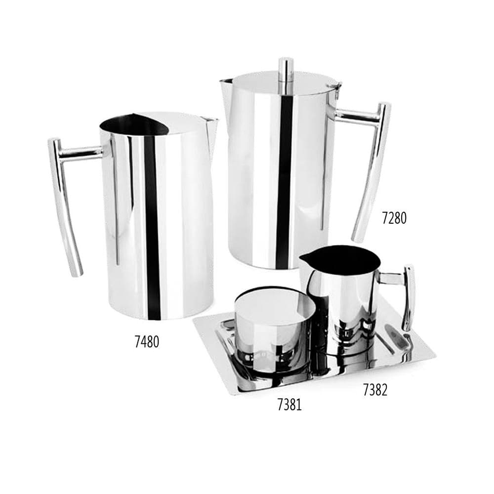 Eastern Tabletop 7382 10 oz Arc Collection Creamer, Stainless Steel