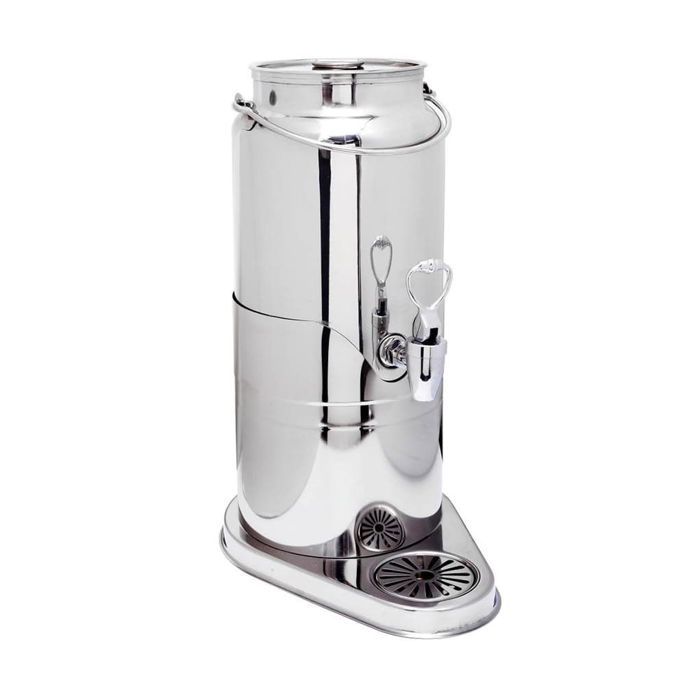 Eastern Tabletop 7562 2 gal Milk Dispenser w/ Ice Chamber, Stainless Steel