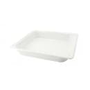 Eastern Tabletop PFP114 6 qt Square Chafer Food Pan, Porcelain, White thumbnail 2
