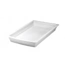 Eastern Tabletop PFP115 8 qt Rectangular Chafer Food Pan, Porcelain, White thumbnail 2