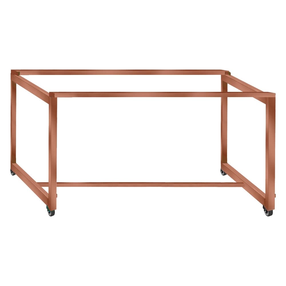 Eastern Tabletop Z901TC Rectangular Table Frame - 66 11/16"L x 31"Wx 32"H, Copper