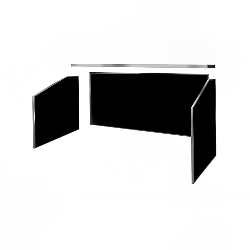 Eastern Tabletop Z944BKS 4 Piece Panel Set for Indoor/Outdoor, Black Laminate