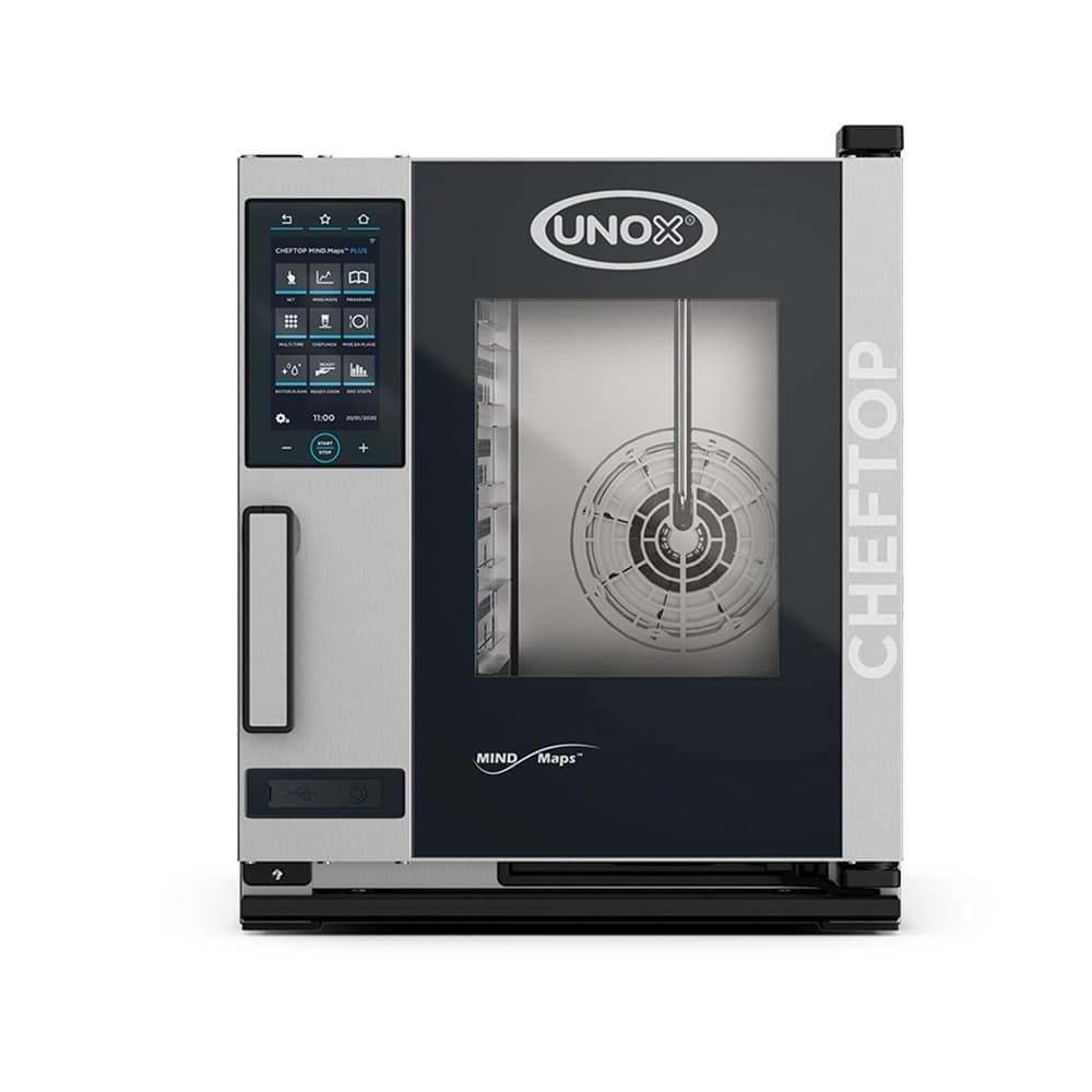 Unox XACC-0513-EPLM CHEFTOP MIND.Maps™ Full Size Combi Oven - Boiler Based, 208-240v/3ph