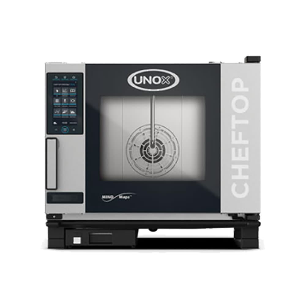 Unox XAVC-0511-EPLM CHEFTOP MIND.Maps™ Half Size Combi Oven - Boiler Based, 208-240v/1ph