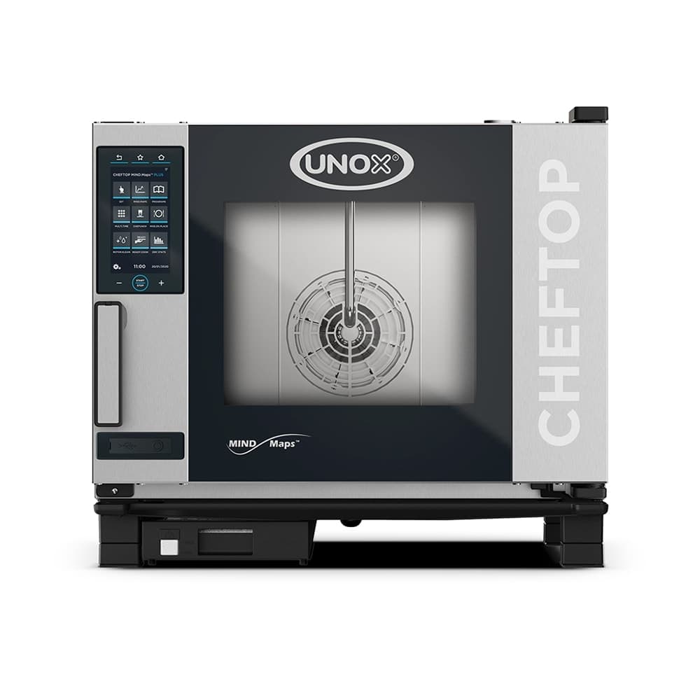 Unox XAVC-0511-GPLM CHEFTOP MIND.Maps™ Half Size Combi Oven - Boiler Based, Convertible