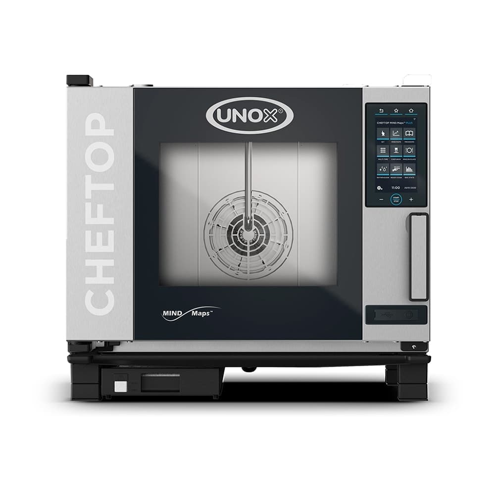 Unox XAVC-0511-GPRM CHEFTOP MIND.Maps™ Half Size Combi Oven - Boiler Based, Convertible