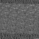 MoTak M042 28" Square Patio Table  - Black Powder Coated Steel w/ Rain Flower Design thumbnail 7