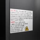 MoTak MRM-2D 53 1/5" Two Section Glass Door Merchandiser - (2) Left/Right Hinge Doors, Black, 115v thumbnail 18