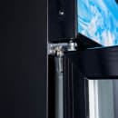 MoTak MRM-2D 53 1/5" Two Section Glass Door Merchandiser - (2) Left/Right Hinge Doors, Black, 115v thumbnail 9