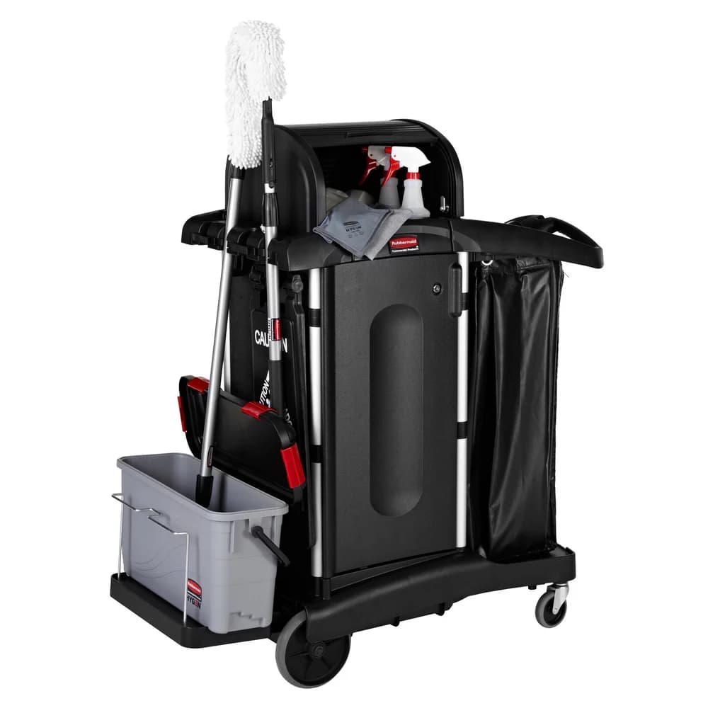 Rubbermaid Commercial Products Executive Series Janitor Cart, High Security