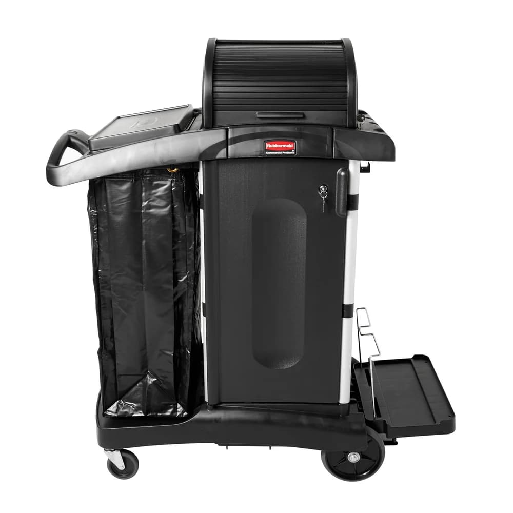 Rubbermaid Commercial Products Executive Series Janitor Cart, High Security thumbnail 4