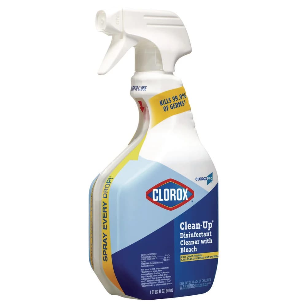 Clorox Clean-Up Disinfectant Cleaner with Bleach Spray, 32 Oz., 9/Case
