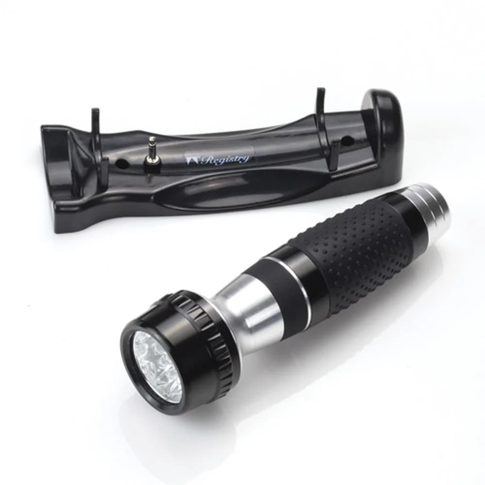 Registry Security Flashlight, Black/Chrome