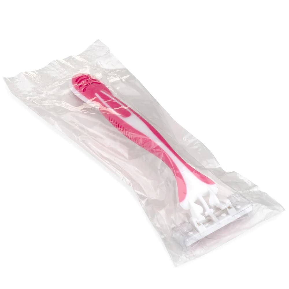 Registry Triple Blade Pink Razor, Wrapped thumbnail 3