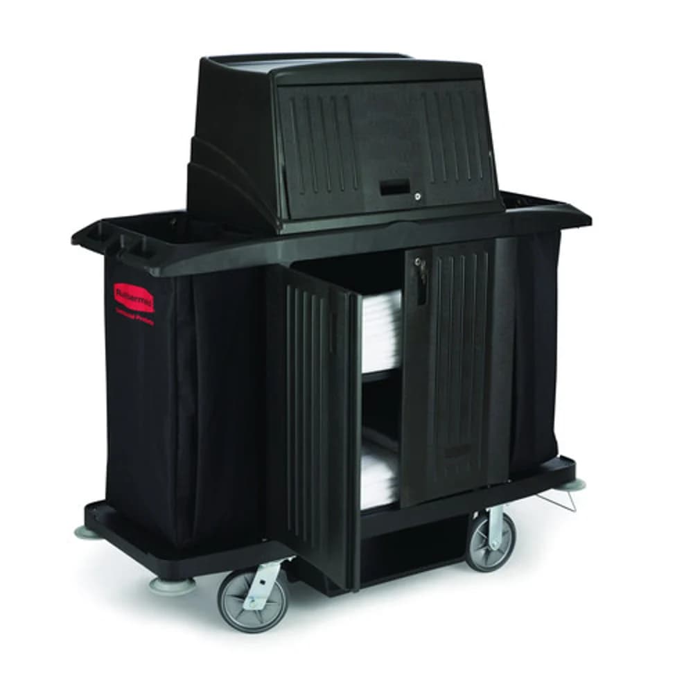 Rubbermaid Commercial Products Housekeeping Cart with Hood, Full Size