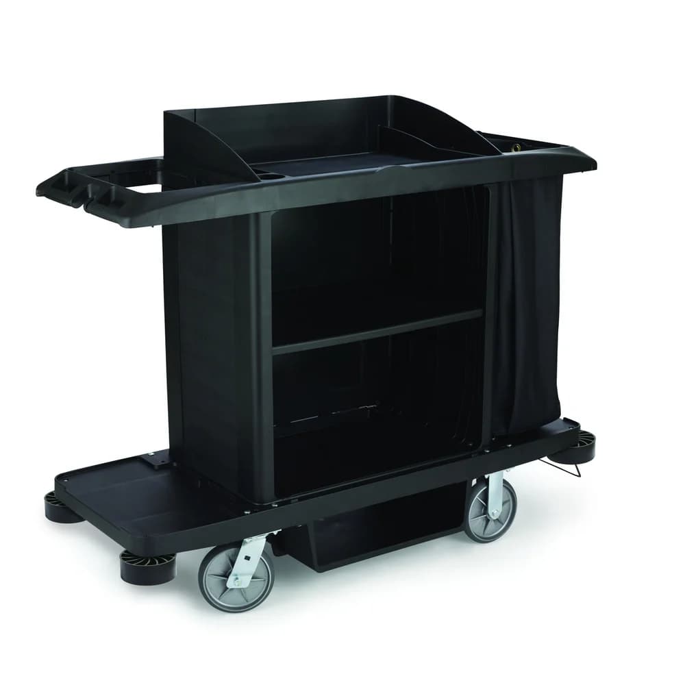 Rubbermaid Commercial Housekeeping Cart with Vinyl Bag, Full Size