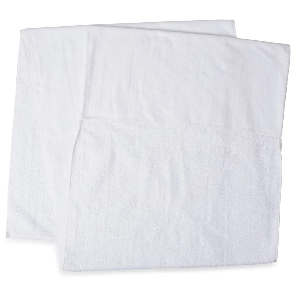 Registry Terry Velour Chaise Cover, 28" W x 90" L ,  12"Hood, 29.9 lb/dz, White thumbnail 3