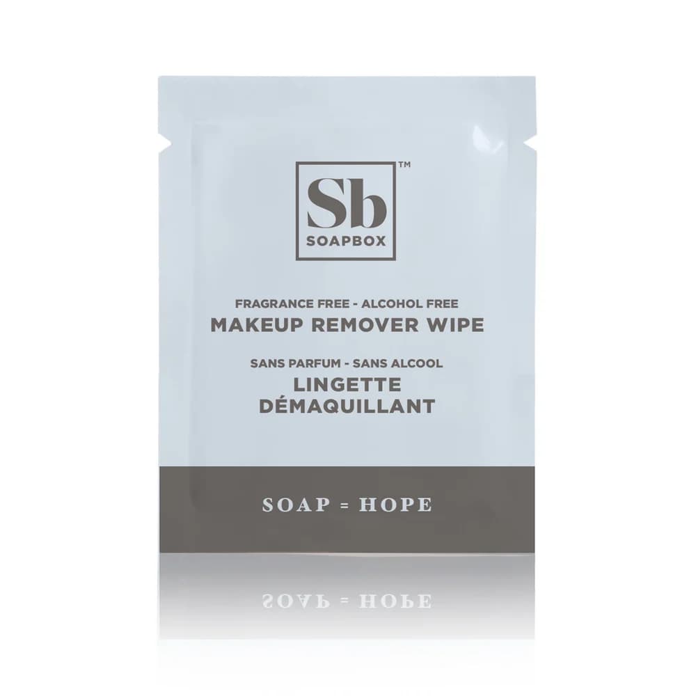 SoapBox Makeup Remover Wipe, 500/Cs