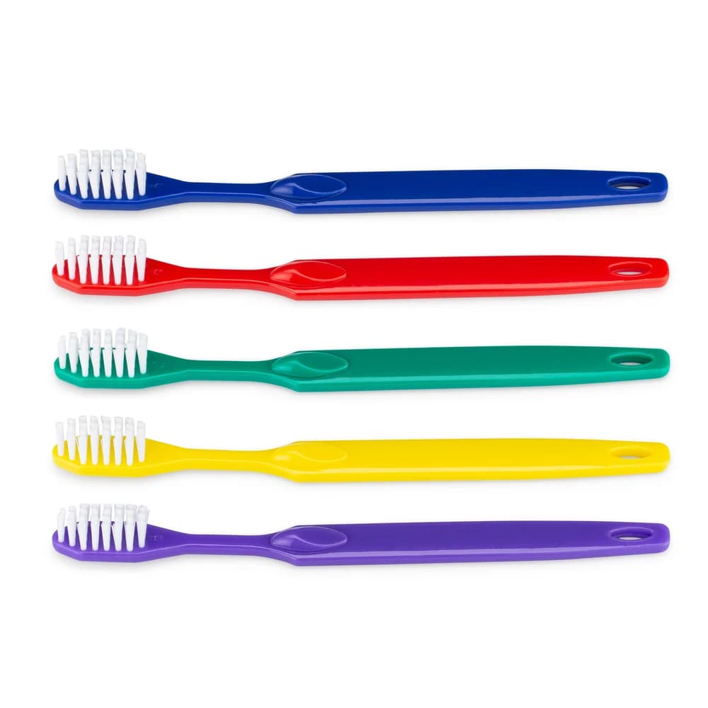 Assorted Color Plastic Toothbrushes