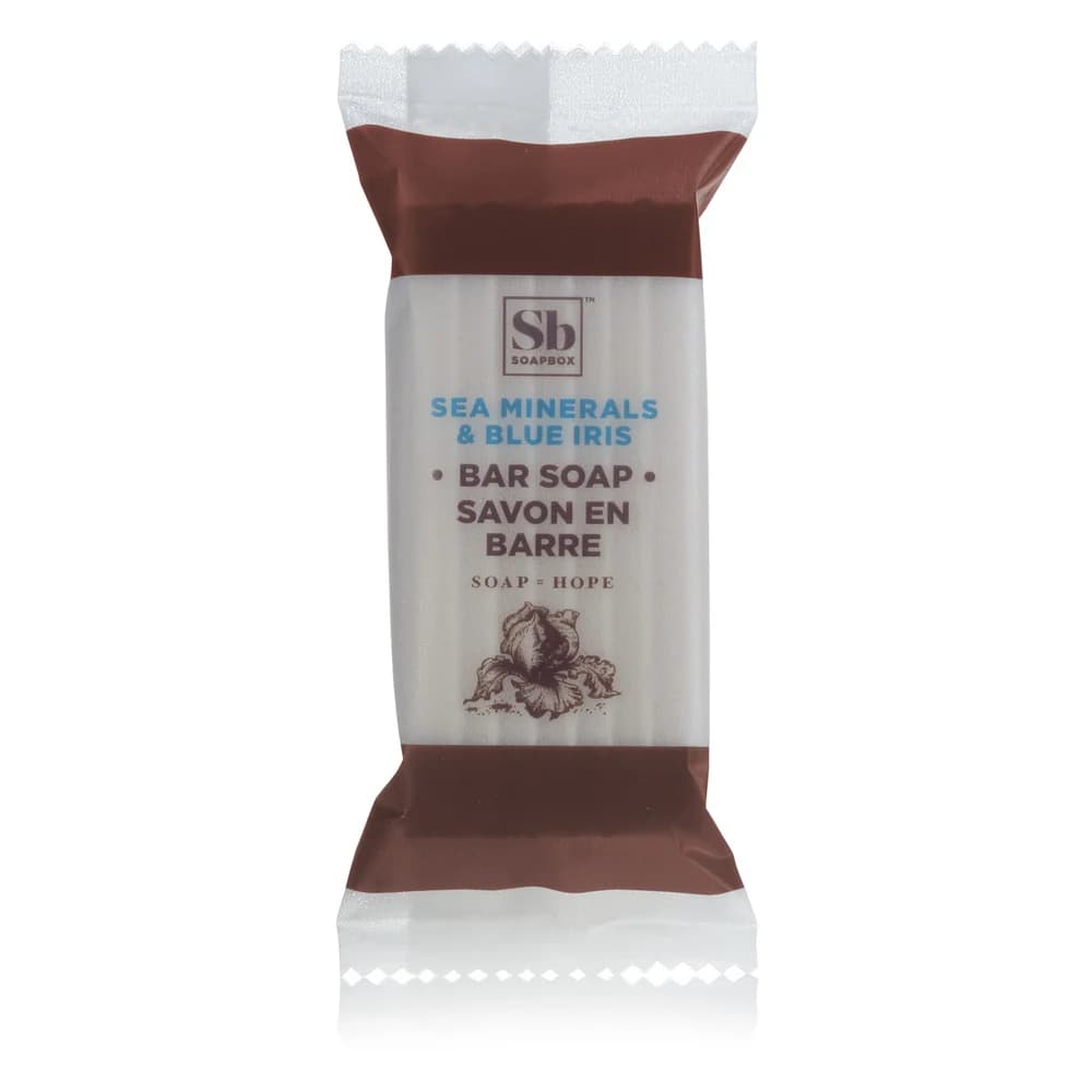 SoapBox Sea Minerals & Blue Iris Soap, 0.68 Oz.