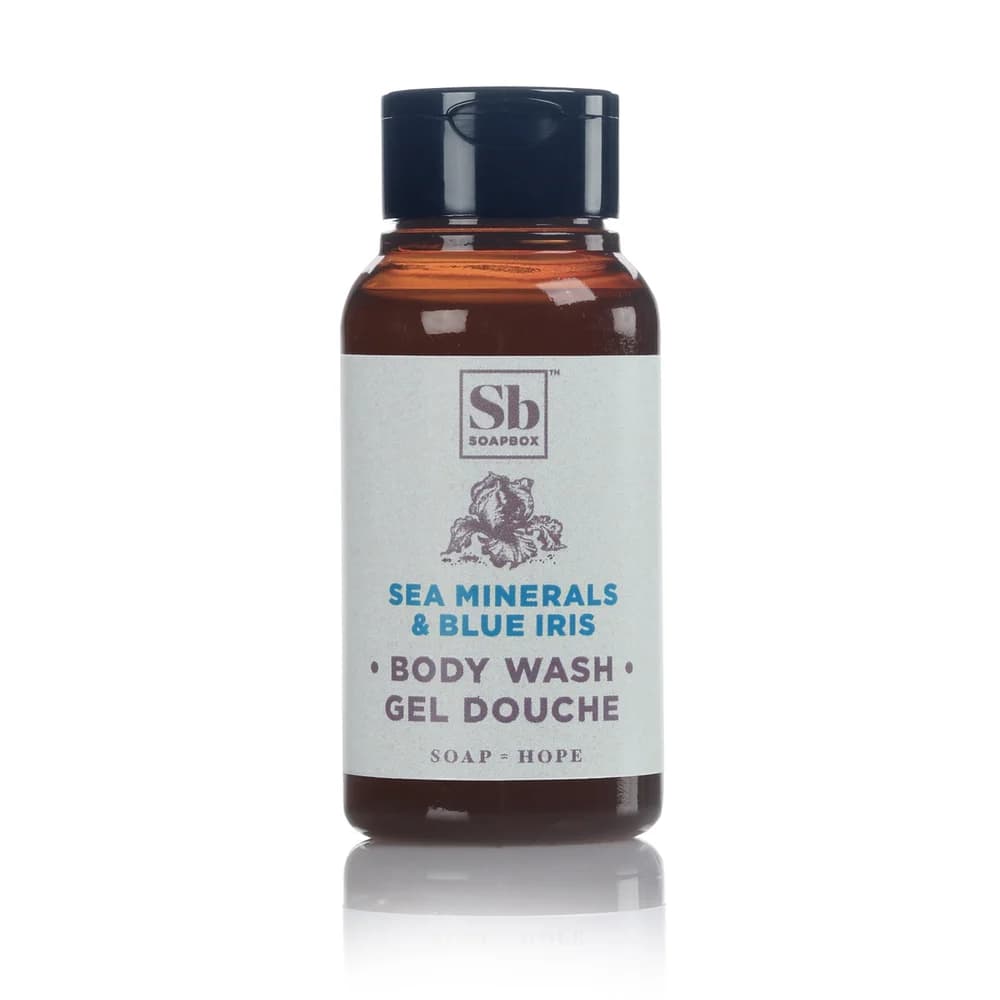 SoapBox Sea Minerals & Blue Iris Body Wash, 1 Oz.