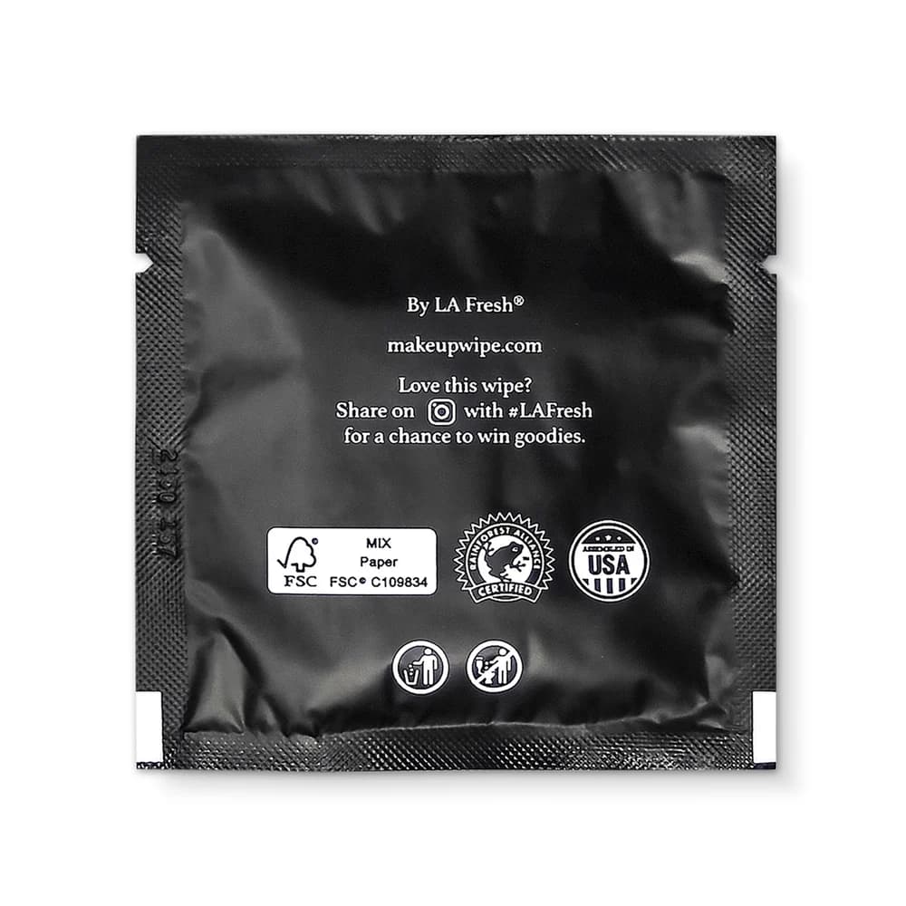 LA Fresh Makeup Remover Wipes, Black thumbnail 2
