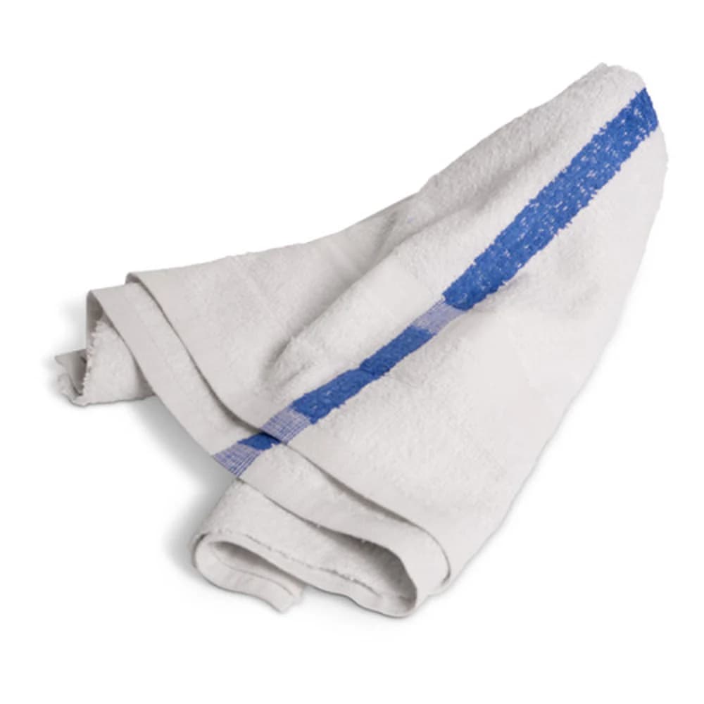 100% Cotton Economy Pool Towel W/Blue Stripe, 24" X 48" thumbnail 3